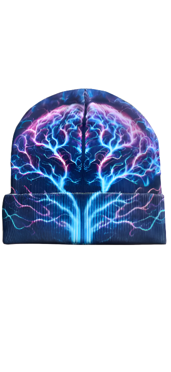 brain beanie for neurodivergent, neurodiversity